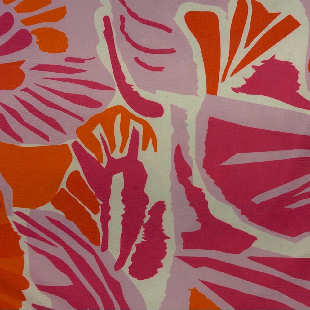 Gretchen Scott Everywhere Dress in Pink Frond Frenzy Floral Tropical Dress Sz M - Picture 12 of 16
